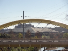 New Seaholm Bridge with Palmer Events Center in Background
