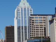 Frost Bank Tower on Congress Avenue in Austin