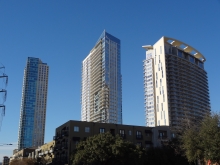 The Spring, The Bowie, The Monarch residential towers