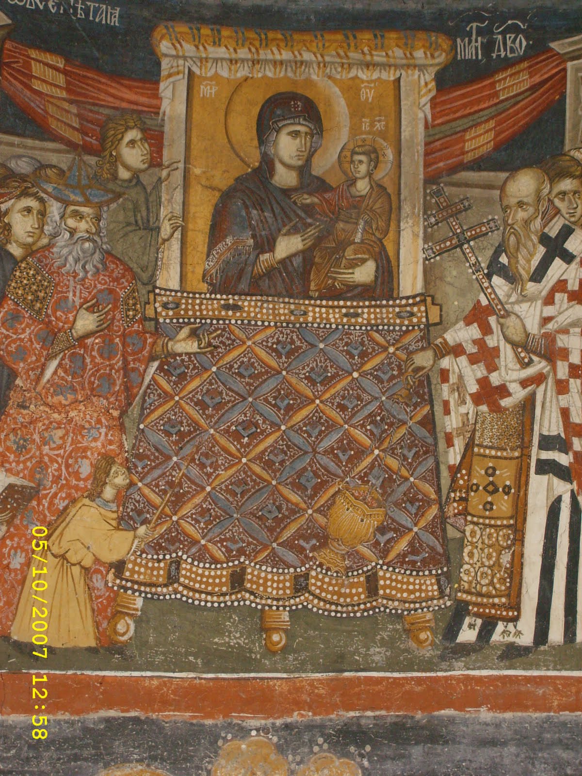 The Hodegetria Icon in the Great Palace Chapel of Constantinople