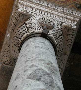 Capital in Hagia Sophia