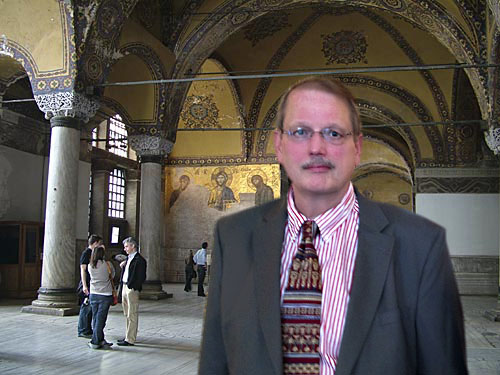 Bob Atchison in Hagia Sophia