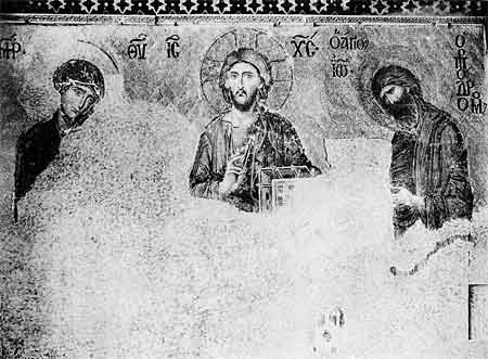 Deesis mosaic in Hagia Sophia