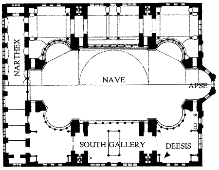 Plan of Hagia Sophia