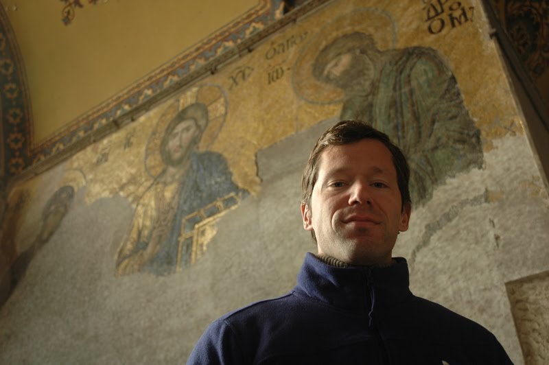 Lars Brownworth in Hagia Sophia
