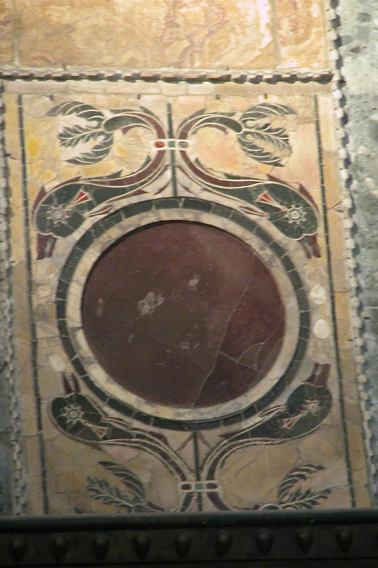 Inlaid Marble Panel from Hagia Sophia