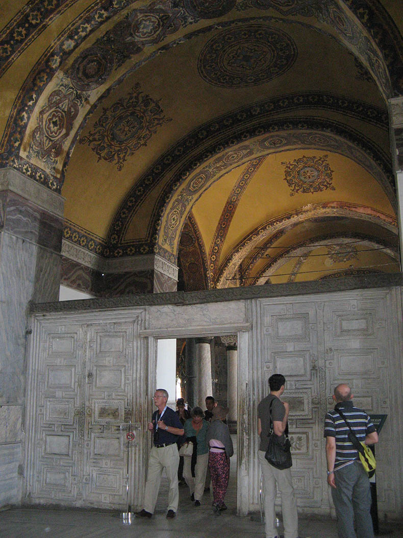 Marble Door Hagia Sophia South Galler