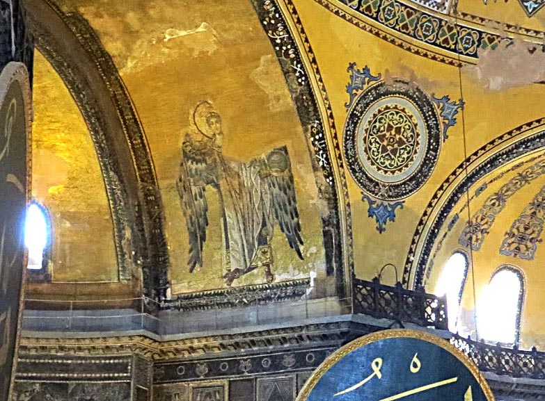 Angel from the Bema in Hagia Sophia