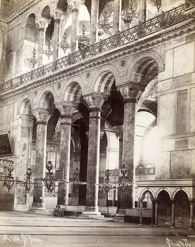 19th century image of Hagia Sophia from Getty