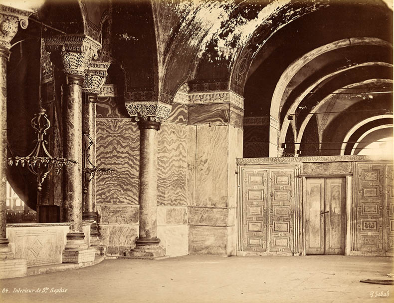 Marble Door in South Gallery Hagia Sophia