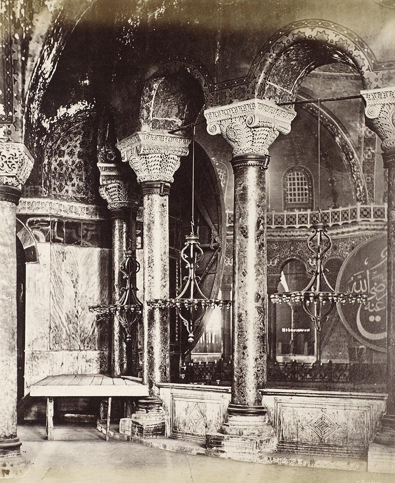 South Gallery of Hagia Sophia 19th century image