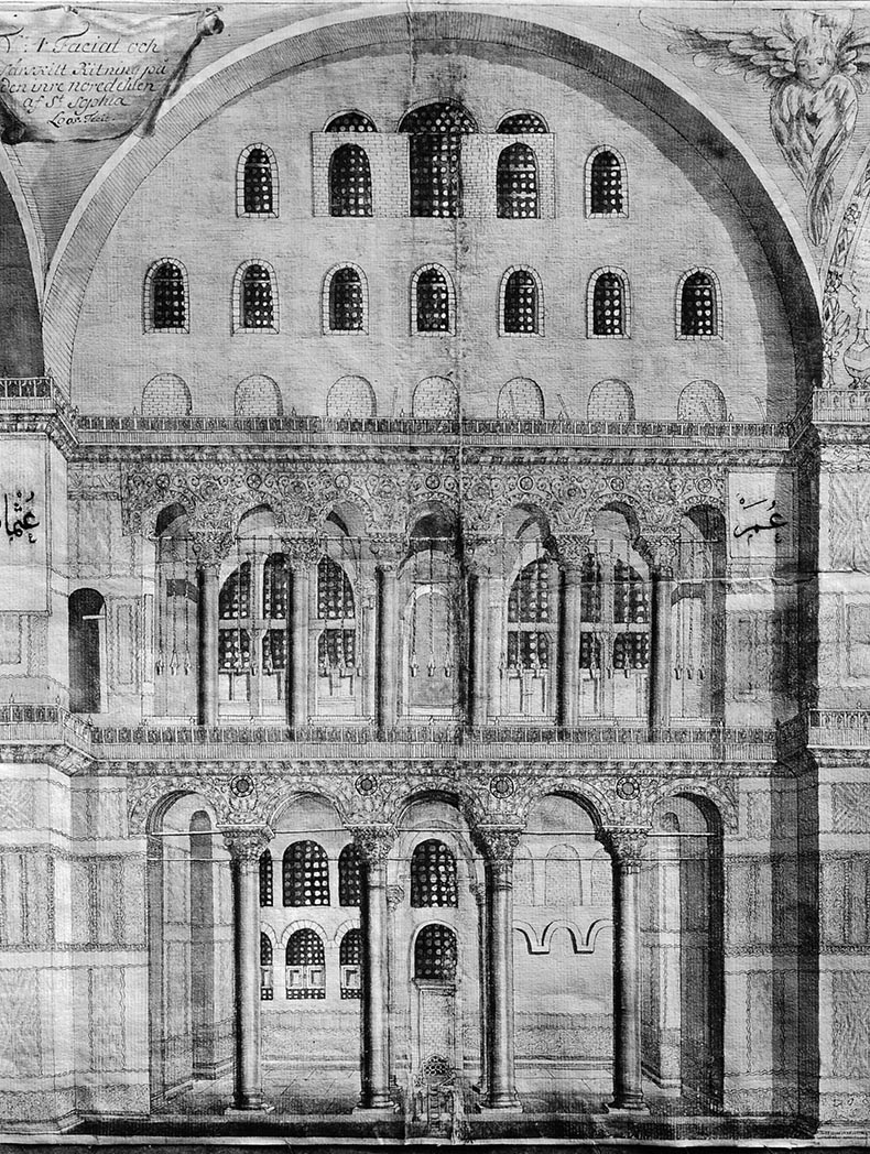 North Tympana of Hagia Sophia and Arcades