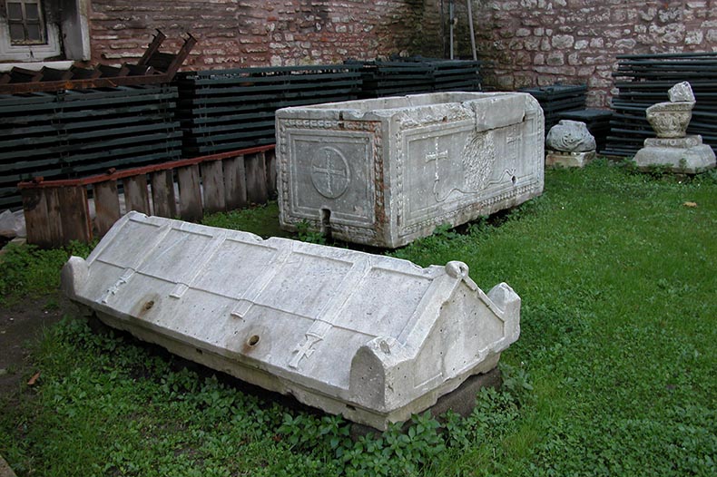 Tomb in Hagia Sophia garden