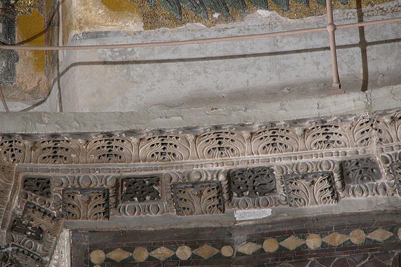 Close-up of Cornice Hagia Sophia