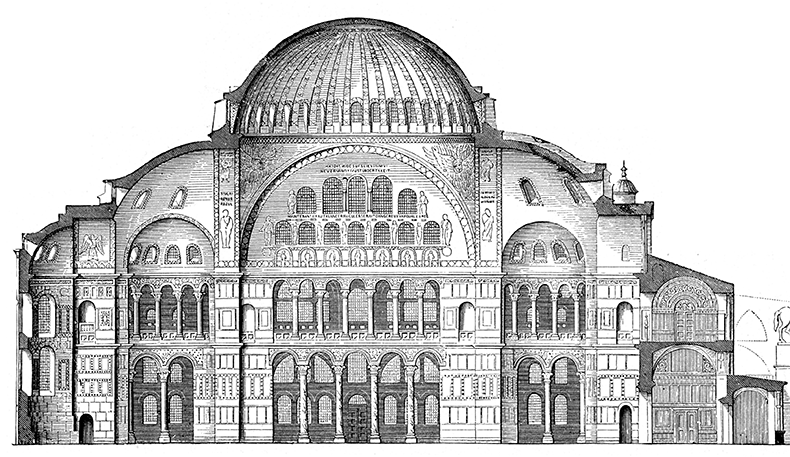 Plan of Hagia Sophia