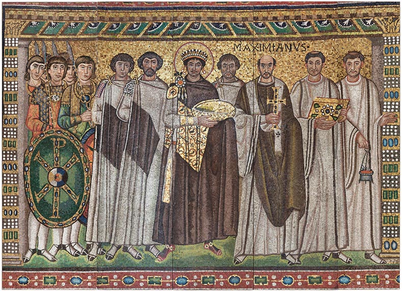 Justinian in San Vitale - Met Reproduction