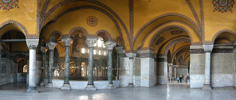 north gallery of Hagia Sophia