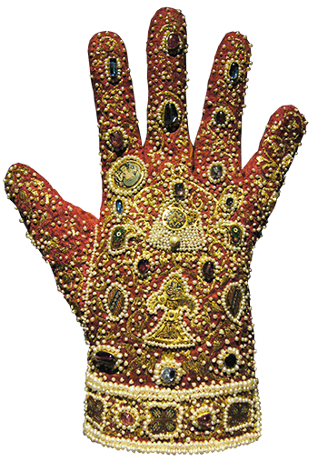 Norman-Byzantine Jeweled Coronation Glove