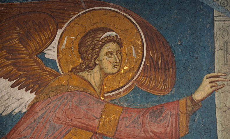 Archangel Gabriel from the Annunciation