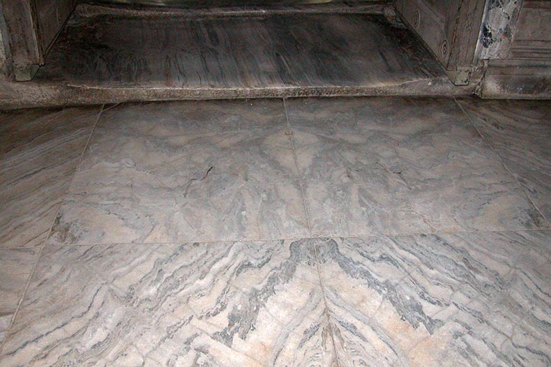 Proconnesian Marble Floor in Hagia Sophia