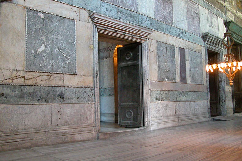 Narthex revetment in Hagia Sophia