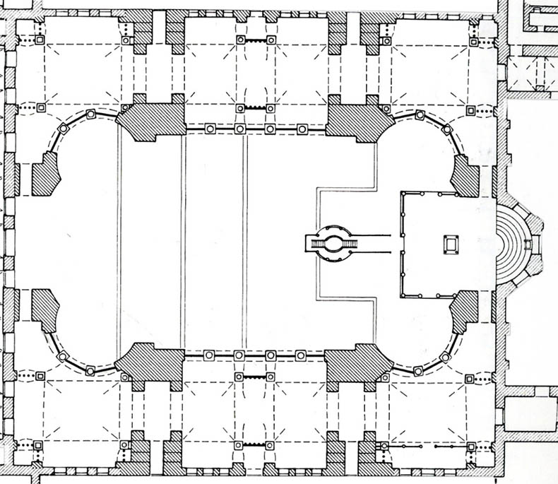 Big Plan Nave Hagia Sophia