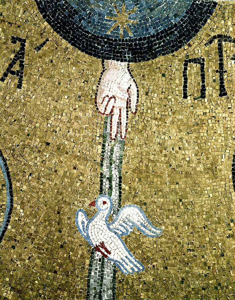 Holy Spirit from Daphni Monastery