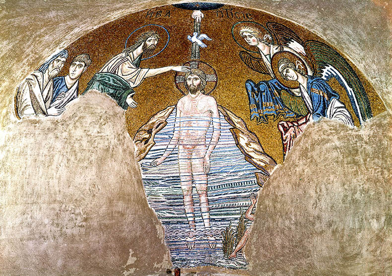 The Baptism of Christ - Daphni Church