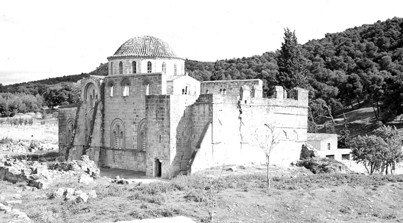 Daphni Byzantine Monastery near Athens