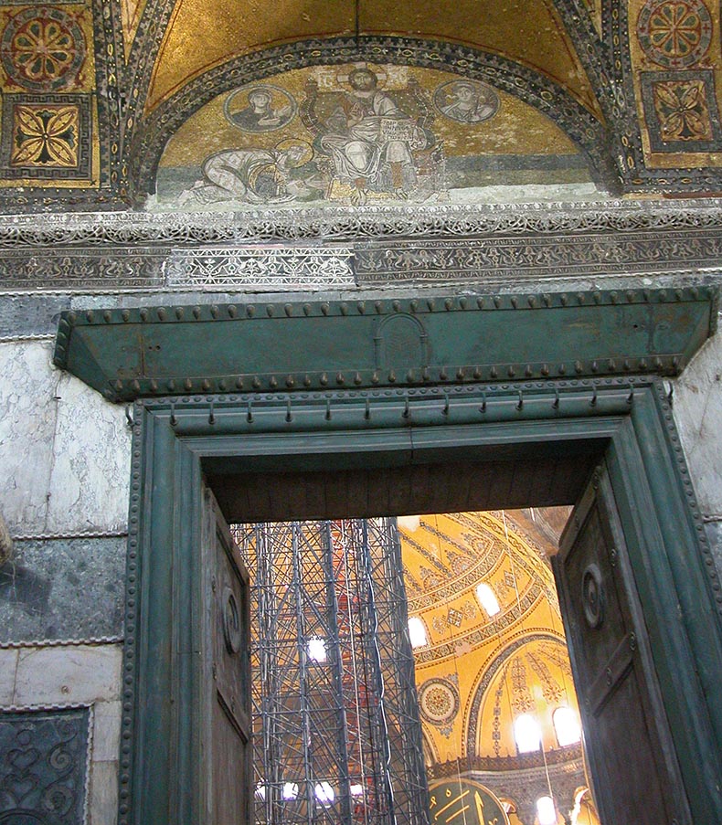 Royal Door - Silver Gate - in Hagia Sophia