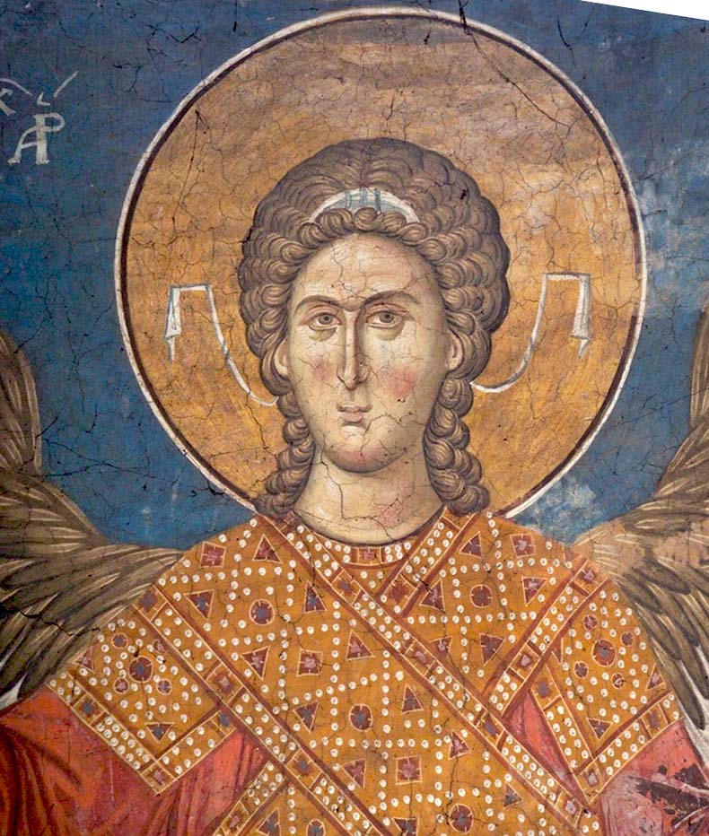 Head of a Byzantine Archangel