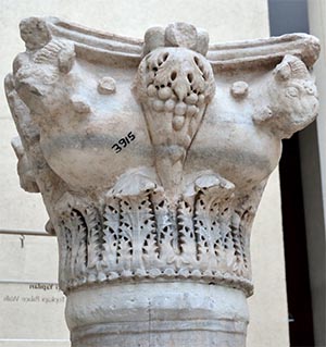 Capital from the Mangana Palace