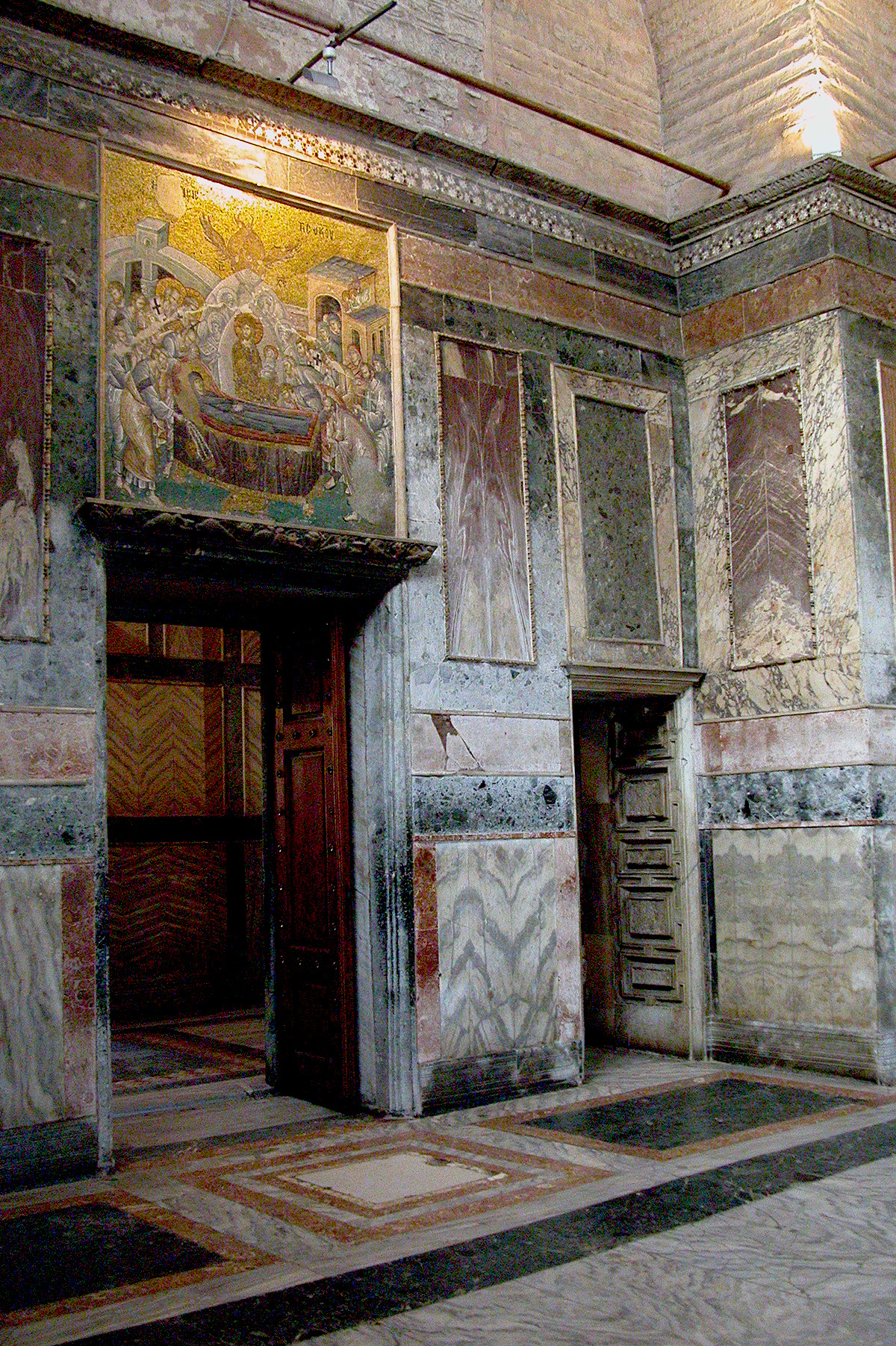 Mosaics in Byzantine Church of the Chora