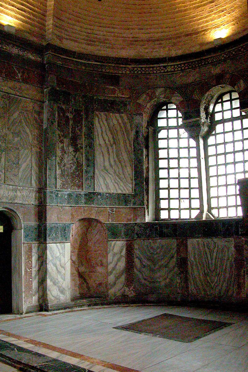 Beautiful Marble Revetment Apse Chora Church