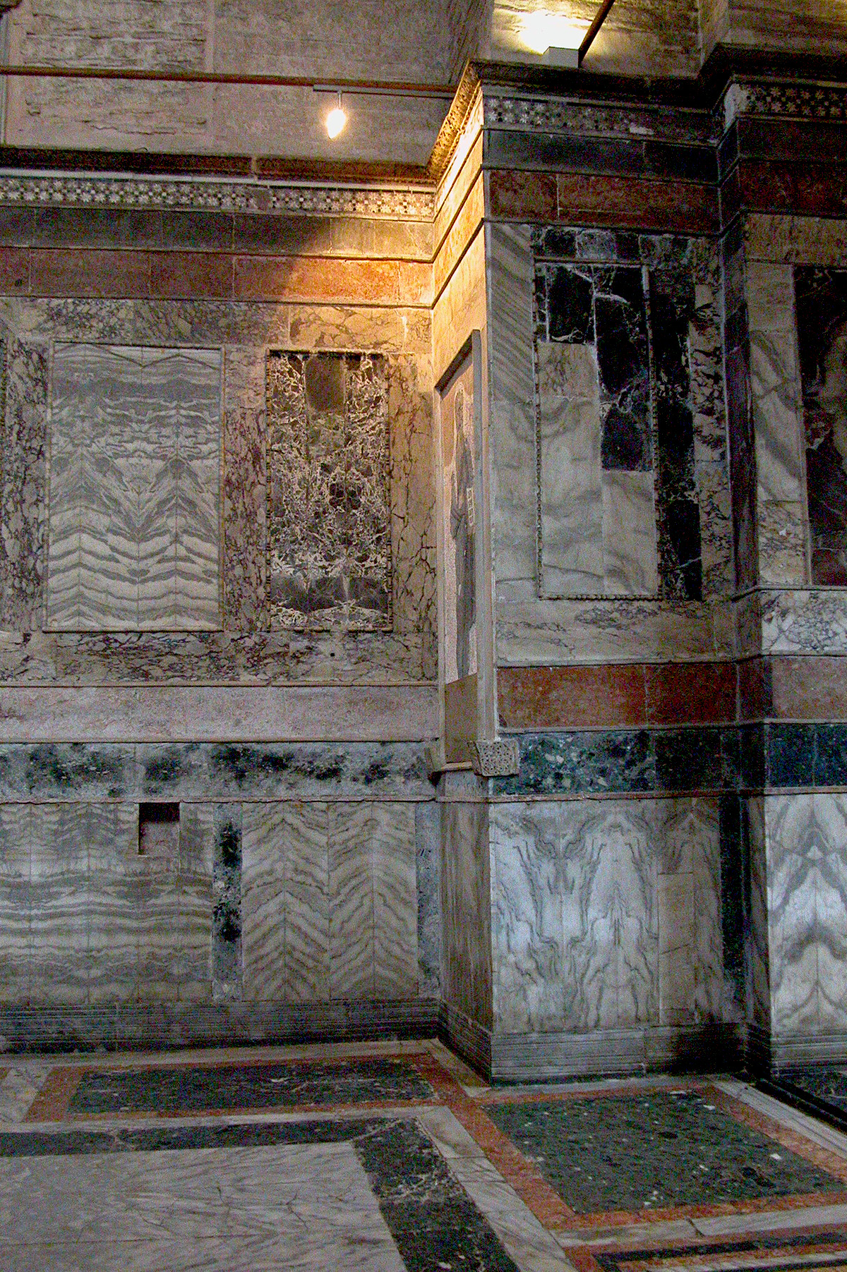 marble revetment Chora Church Istanbul