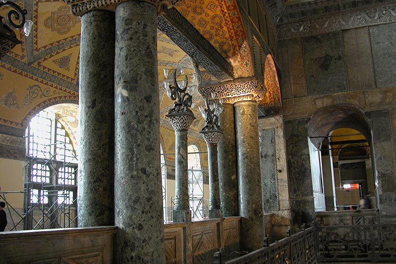 Interior of Hagia Sophia