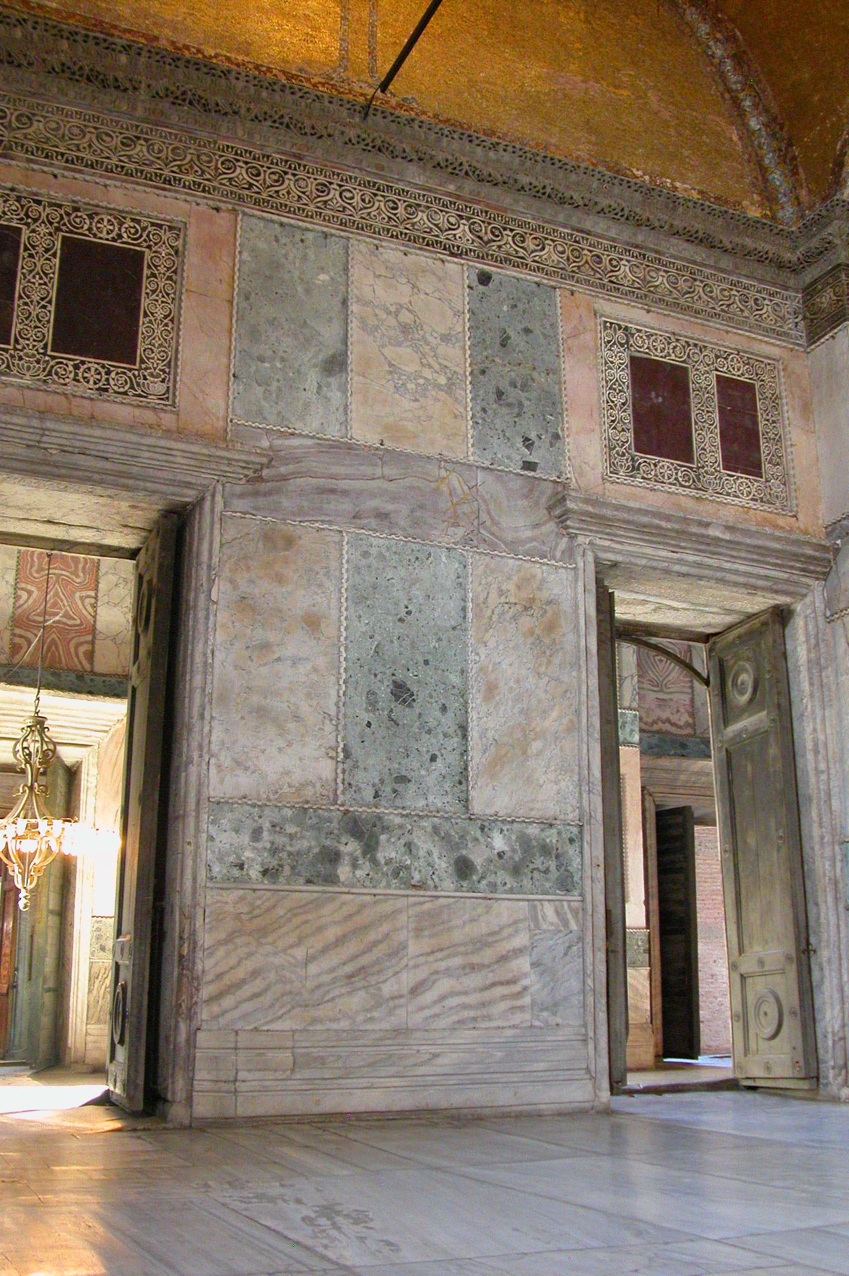 Marble Panel in Hagia Sophia