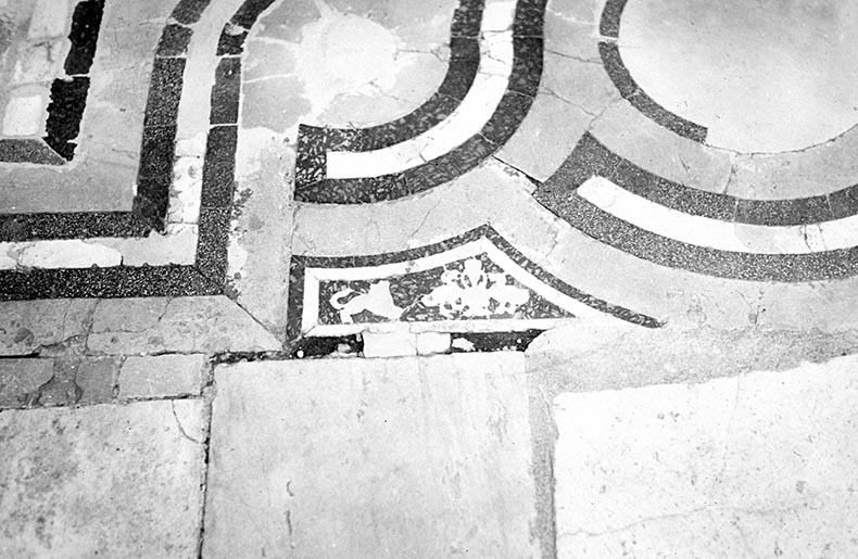 Inlaid floor Church of John the Forerunner