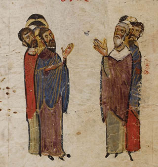 Miniature from Theodore Psalter