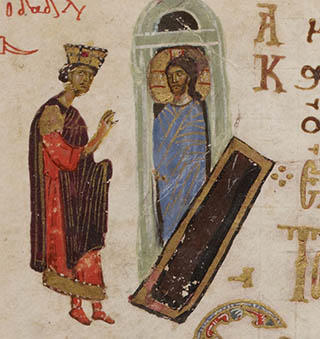 miniature from theodore psalter