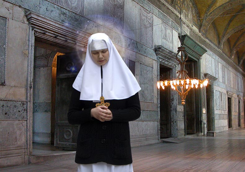 Saint Theodosia in Hagia Sophia