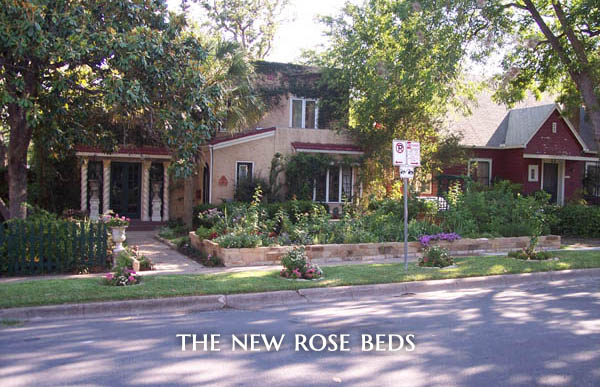 New Rosebeds on Laurel Lane in Austin