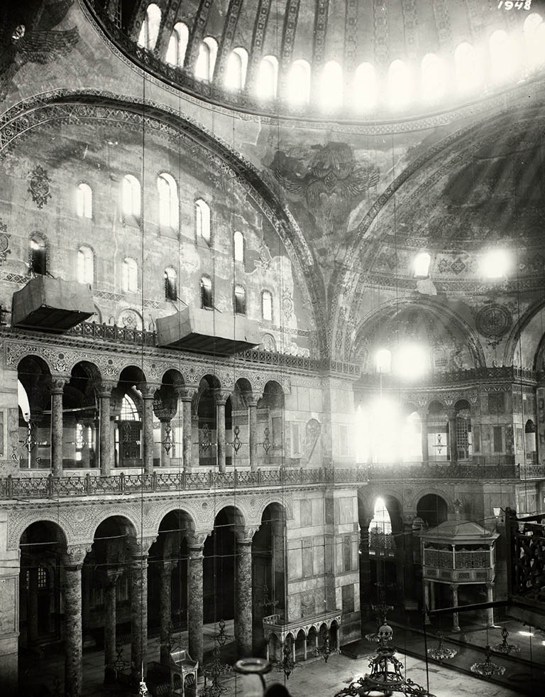 North Side of nave Hagia Sophia 1935