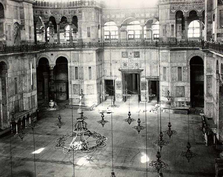 West side nave - Hagia Sophia in 1935