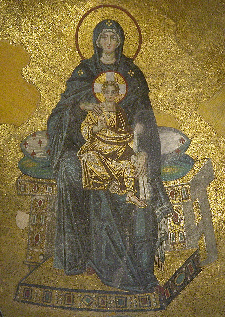Virgin and Child from the Apse of Hagia Sophia