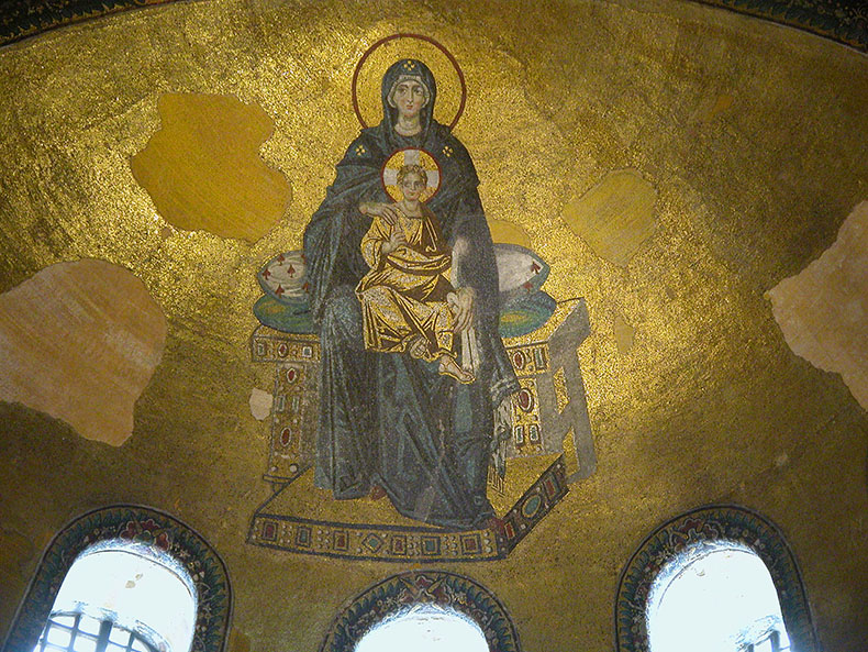 Virgin and Child from the Apse of Hagia Sophia