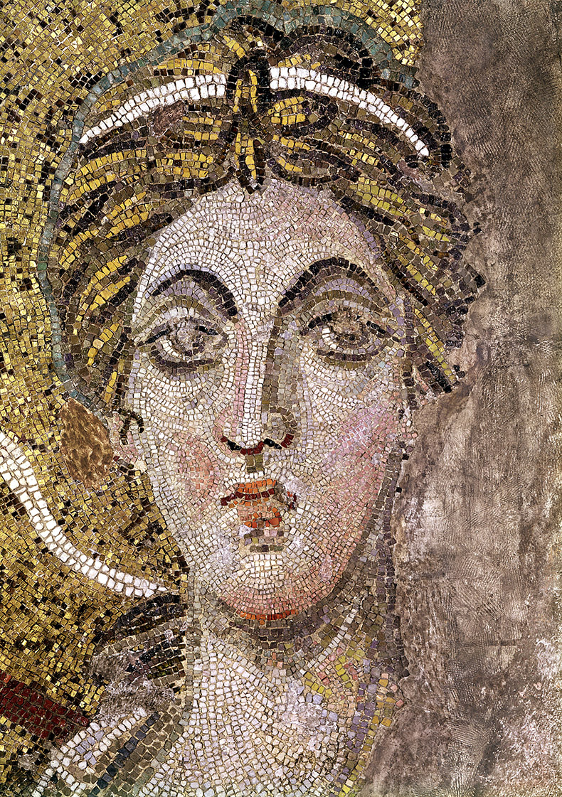 Face of the Angel in Hagia Sophia