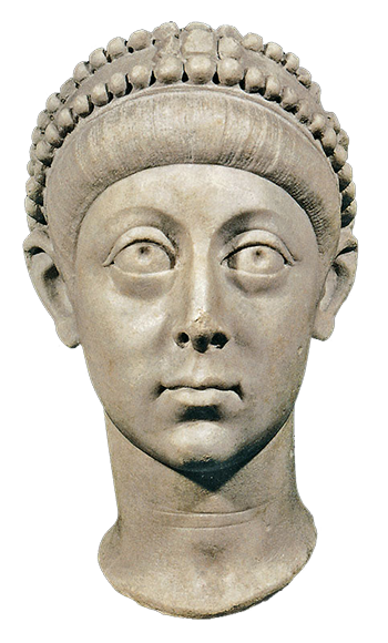 Byzantine Art - sculpture of Emperor Arcadius