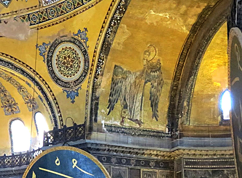 Angel from the Bema in Hagia Sophia