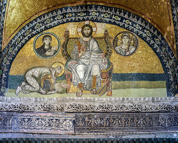 Mosaic from the Narthex of Hagia Sophia